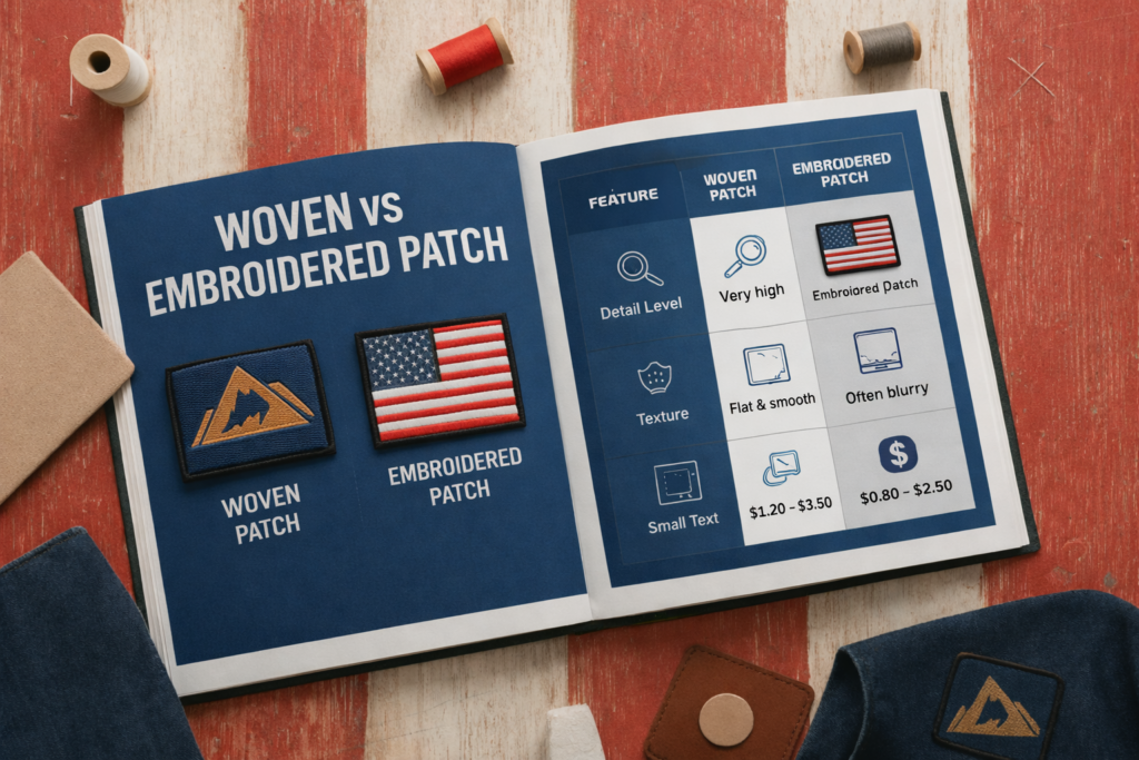 Woven vs Embroidered Patch: Difference, Pros, Cons & Prices