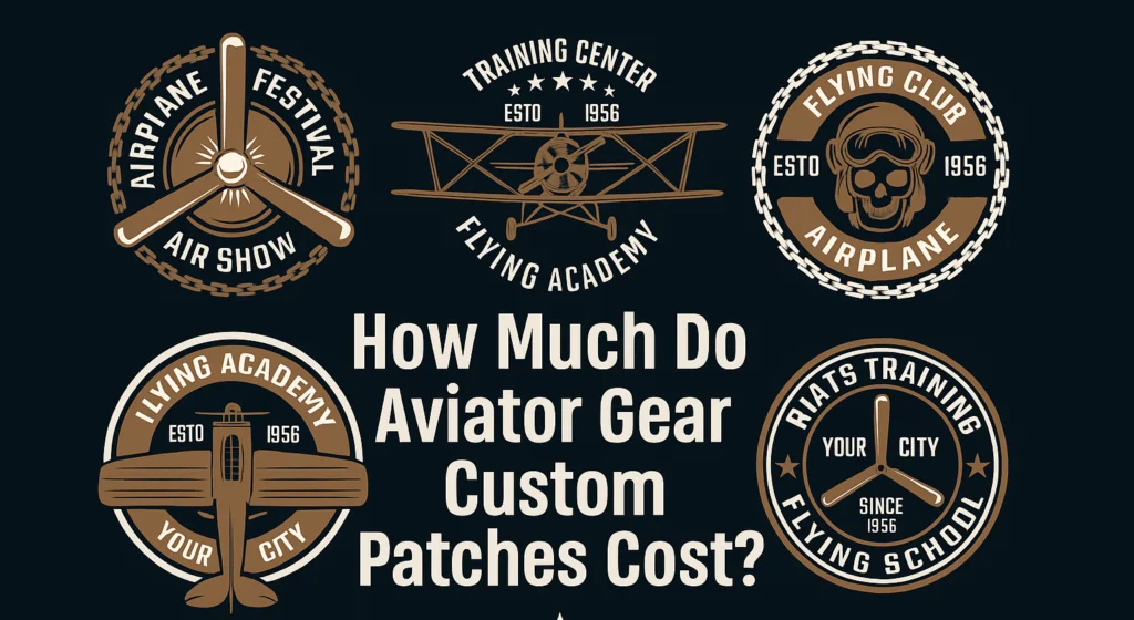 How much do aviator gear custom patches cost?