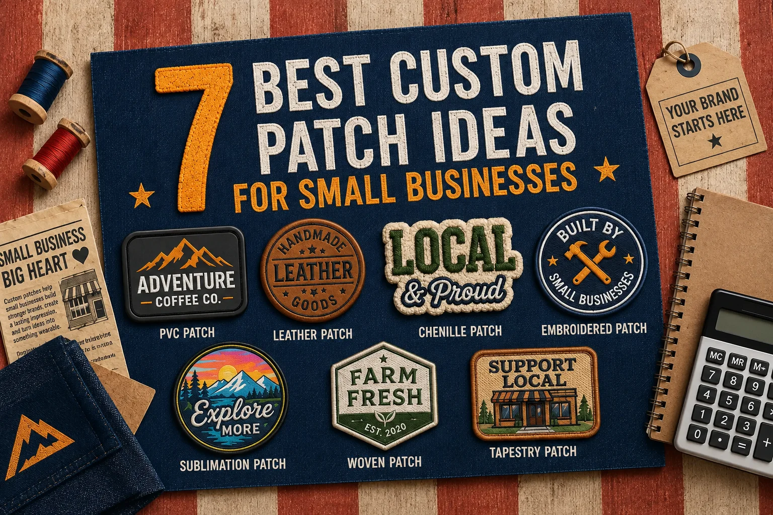 7 Best Custom Patch Ideas for Small Businesses - Custom Patchers