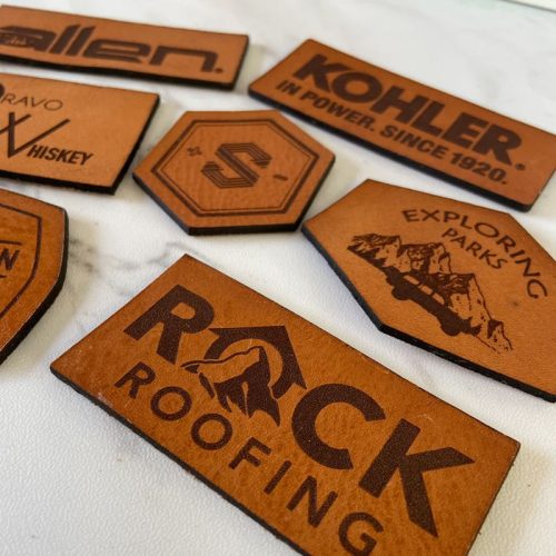 Our Work - Custom Leather Patches