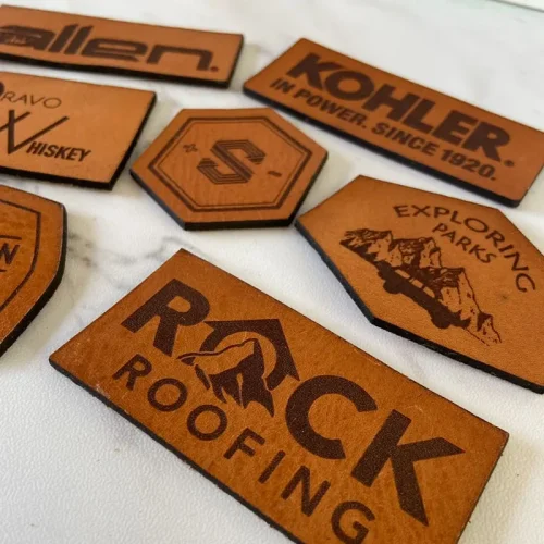 Our Work - Custom Leather Patches