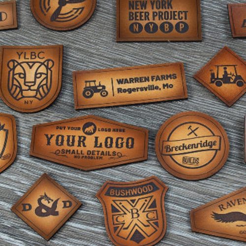 Our Work - Custom Leather Patches