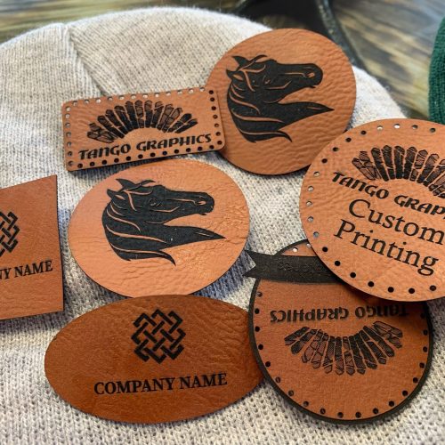 Our Work - Custom Leather Patches